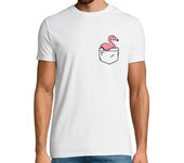 Camiseta Hombre Manga Corta CAMISETA HOMBRE BOLSILLO FLAMENCO laTostadora