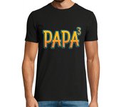 Camiseta Hombre Manga Corta Papá Al Cubo 3 Hijos Regalo Día Del Padre laTostadora