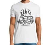 Camiseta Hombre Manga Corta mi jeep mi aventura 4 laTostadora