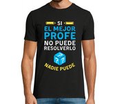 Camiseta Hombre Manga Corta Si el profesor no puede resolverlo laTostadora