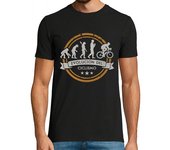Camiseta Hombre Manga Corta Evolución Del Ciclismo Bicicleta Regalo Ciclista Deporte Bici laTostadora