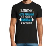 Camiseta Hombre Manga Corta balonmano pelota deporte humor laTostadora