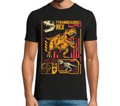 Camiseta Hombre Manga Corta Tiranosaurio Rex Dinosaurio Parque Jurásico laTostadora