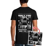 Camiseta Hombre Manga Corta camiseta only you foto personalizada bw laTostadora