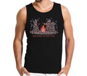 Camiseta Hombre Sin Mangas bienvenido al club - tanque de mens laTostadora