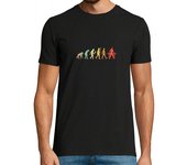 Camiseta Hombre Manga Corta Vintage DJ Evolution Musician Gift Idea laTostadora