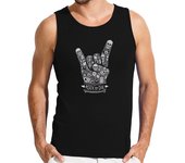 Camiseta Hombre Sin Mangas Rock or Die laTostadora