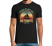 Camiseta Hombre Manga Corta mi plan de jubilación está navegando laTostadora