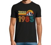 Camiseta Hombre Manga Corta cumpleaños 39 años retro vintage 1985 laTostadora