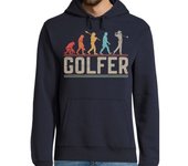 Sudadera Con Capucha Para Hombre golf evolución golfista regalo de golf laTostadora