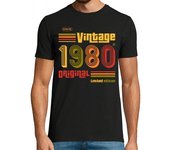 Camiseta Hombre Manga Corta Vintage 1980 laTostadora