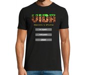Camiseta Hombre Manga Corta 2020 Vida Dificultad Minecraft laTostadora