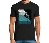 Camiseta Hombre Manga Corta Vintage Climbing Gift Idea laTostadora