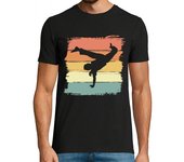 Camiseta Hombre Manga Corta capoeira retro vintage para capoeira laTostadora
