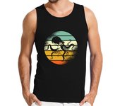 Camiseta Hombre Sin Mangas pulpo retro calamar laTostadora