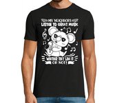 Camiseta Hombre Manga Corta saxofón koala jazz saxofonista laTostadora