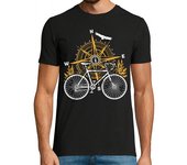 Camiseta Hombre Manga Corta Bike Life Vintage laTostadora