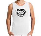 Camiseta Hombre Sin Mangas rollo rockn abuelo laTostadora