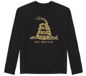 Sudadera Sin Capucha Unisex Dont Tread On Me - Vintage Gold V01 laTostadora