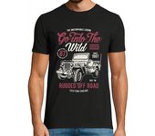 Camiseta Hombre Manga Corta Go into the Wild laTostadora