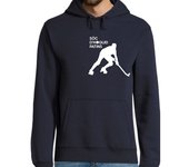Sudadera Con Capucha Para Hombre Hockey patines 2 blanco laTostadora