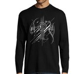 Camiseta Hombre Manga Larga Hombre, manga larga, negra laTostadora