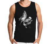 Camiseta Hombre Sin Mangas Ninfa calavera, hombre, tirantes laTostadora