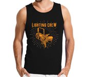 Camiseta Hombre Sin Mangas equipo de iluminación teatro par vintag laTostadora