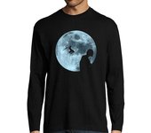 Camiseta Hombre Manga Larga Hombre, manga larga, negra laTostadora