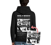 Sudadera Con Capucha Para Hombre ONLY SNOW 1 - FOTO PERSONALIZADA laTostadora