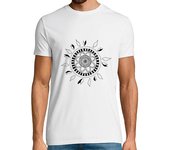 Camiseta Hombre Manga Corta Camiseta mandala laTostadora
