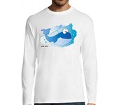 Camiseta Hombre Manga Larga Ballena manga larga hombre laTostadora