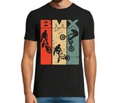 Camiseta Hombre Manga Corta diseño de bicicleta retro bmx laTostadora