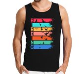 Camiseta Hombre Sin Mangas observador de aves observación de aves laTostadora