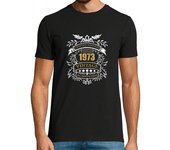Camiseta Hombre Manga Corta edición limitada vintage hecha en 1973 regalo de cumpleaños laTostadora