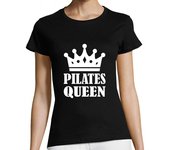Camiseta Mujer Manga Corta pilates queen laTostadora