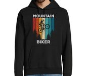 Sudadera Con Capucha Para Hombre Mountain Biker Vintage Ciclista laTostadora