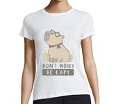 Camiseta Mujer Manga Corta ser capy laTostadora