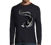 Camiseta Hombre Manga Larga Hombre, manga larga, azul marino laTostadora