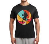 Camiseta Hombre Deportiva Baloncesto Vintage Silueta Jugador De Basket NBA Basketball laTostadora