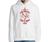 Sudadera Con Capucha Para Hombre Keep Moving And Don´t Stop laTostadora