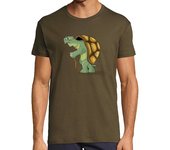 Camiseta Hombre Manga Corta Tortuga octogenaria camiseta hombre laTostadora
