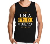 Camiseta Hombre Sin Mangas estudiante de doctorado laTostadora