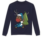 Sudadera Sin Capucha Unisex Reno de navidad laTostadora