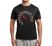 Camiseta Hombre Deportiva Velocímetro Runner Animales Velocidad Running laTostadora