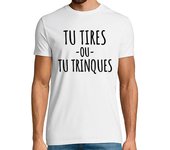 Camiseta Hombre Manga Corta petanca tiras o brindas laTostadora