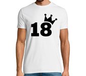 Camiseta Hombre Manga Corta coronar a 18 años de edad laTostadora
