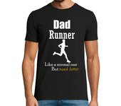 Camiseta Hombre Manga Corta Papa Runner como uno normal pero mucho laTostadora