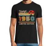 Camiseta Hombre Manga Corta Regalo de cumpleaños retro vintage de 1 laTostadora