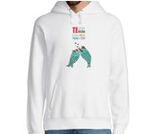 Sudadera Con Capucha Para Hombre te quiero mucho como la trucha al tucho laTostadora